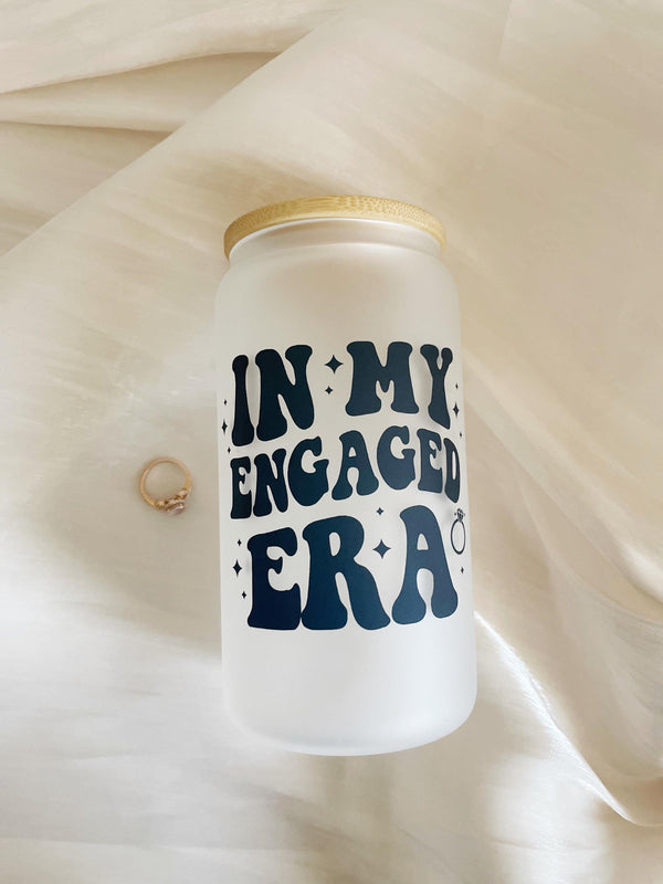 Gift for New Fiance Engagement Gift for Her Engagement Gift Box Filler for Best Friend Bridal Engagement Glass Tumbler Gift Set