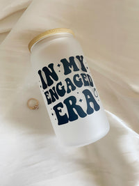 Gift for New Fiance Engagement Gift for Her Engagement Gift Box Filler for Best Friend Bridal Engagement Announcement Glass Tumbler Gift Set