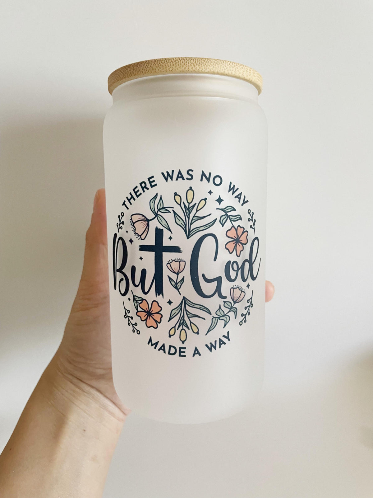 Christian Mom Gift for Christian Girl Boho Christian Bible Affirmation Glass Cup Gift for Pastor Gift for Bible Study Group Holiday Gift