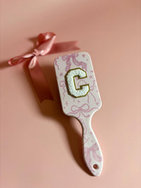 Personalized Hairbrush Custom Name Hairbrush Princess Theme Favor Gift for Coquette Bow Themed Birthday Party Spa Pamper Guest Party Favor