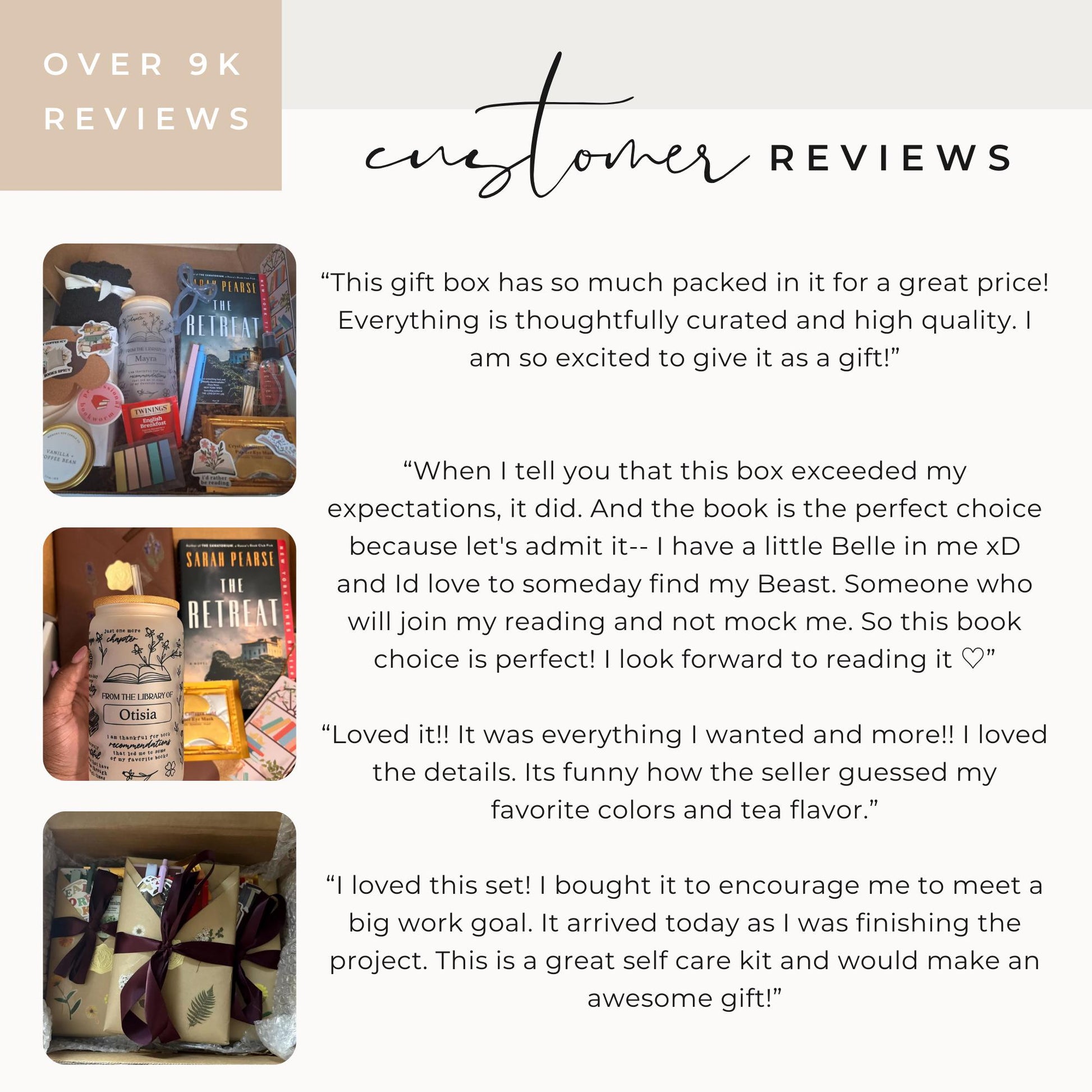 Halloween Fall Blind Date with a Book Gift Box Book Lover Accessories Surprise Book Club Box for Bookish Best Friend Birthday Cozy Read Box