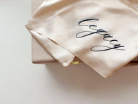 Personalized Monogram Satin Wedding Shoes Dust Bag for Day of Wedding Dress Keepsake Storage Bag Solution Accessory for Wedding Bride Gift