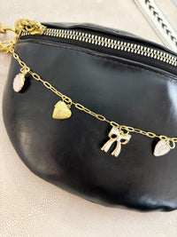 Personalized Purse Keychain Hand Bag Charm Custom Monogram Handbag Charm Keychain Purse Accessory for Totebag Gift for Women Boss Gift Idea