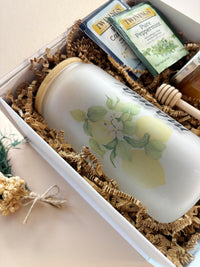Birthday Giftbox for Mom Personalized Coastal Lemon Giftset for Best Friend Birthday Box For Grandma 40th Birthday Gift for Holiday Hostess