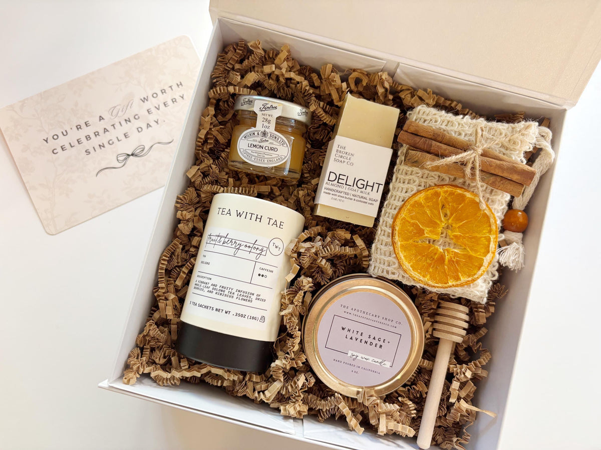 Cheer Up Gift Box for Women Encouragement Care Package Thinking of You Anxiety Relief Self Love Comfort Gift Set for Her