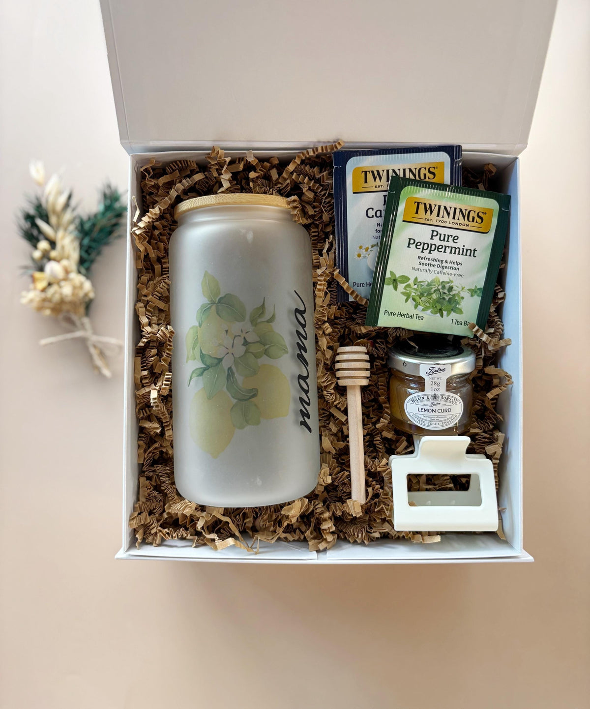 Birthday Giftbox for Mom Personalized Coastal Lemon Giftset for Best Friend Birthday Box For Grandma 40th Birthday Gift for Holiday Hostess