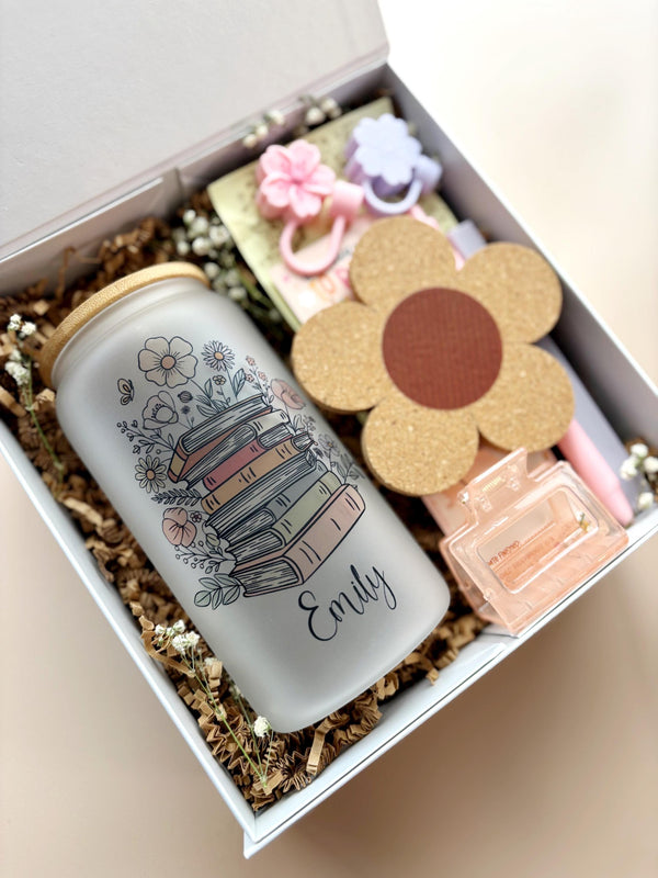 Personalized Book Lover Gift for Reader Gift Set for Bookworm Bookish Accessories for Reading Holiday Book Gift Ideas for Best Friend Gift