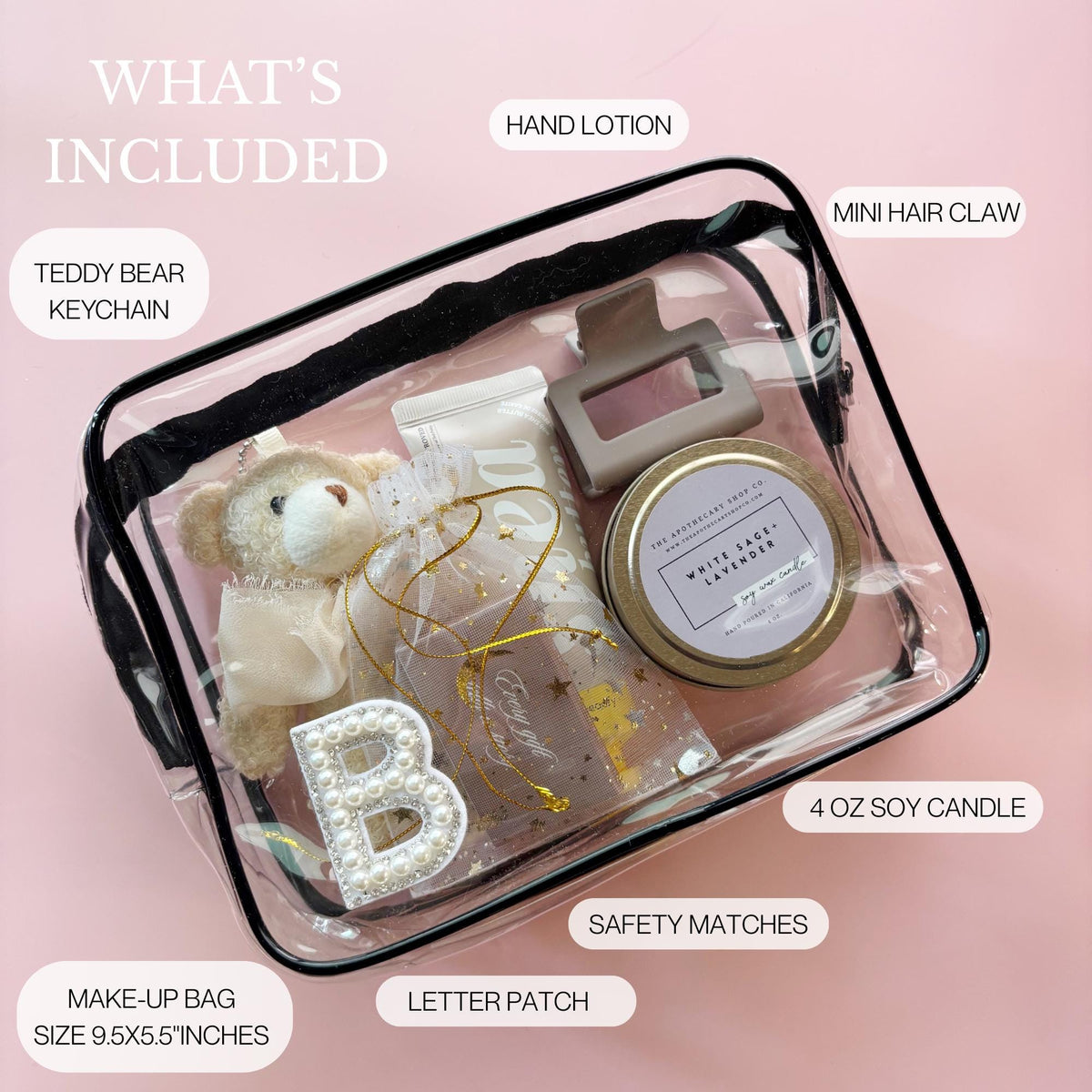 Personalized Holiday Gift for Teen Daughter Spa Make up Bag for Granddaughter Stocking Stuffer Gift for 12 Year Old Birthday Spa Party Favor
