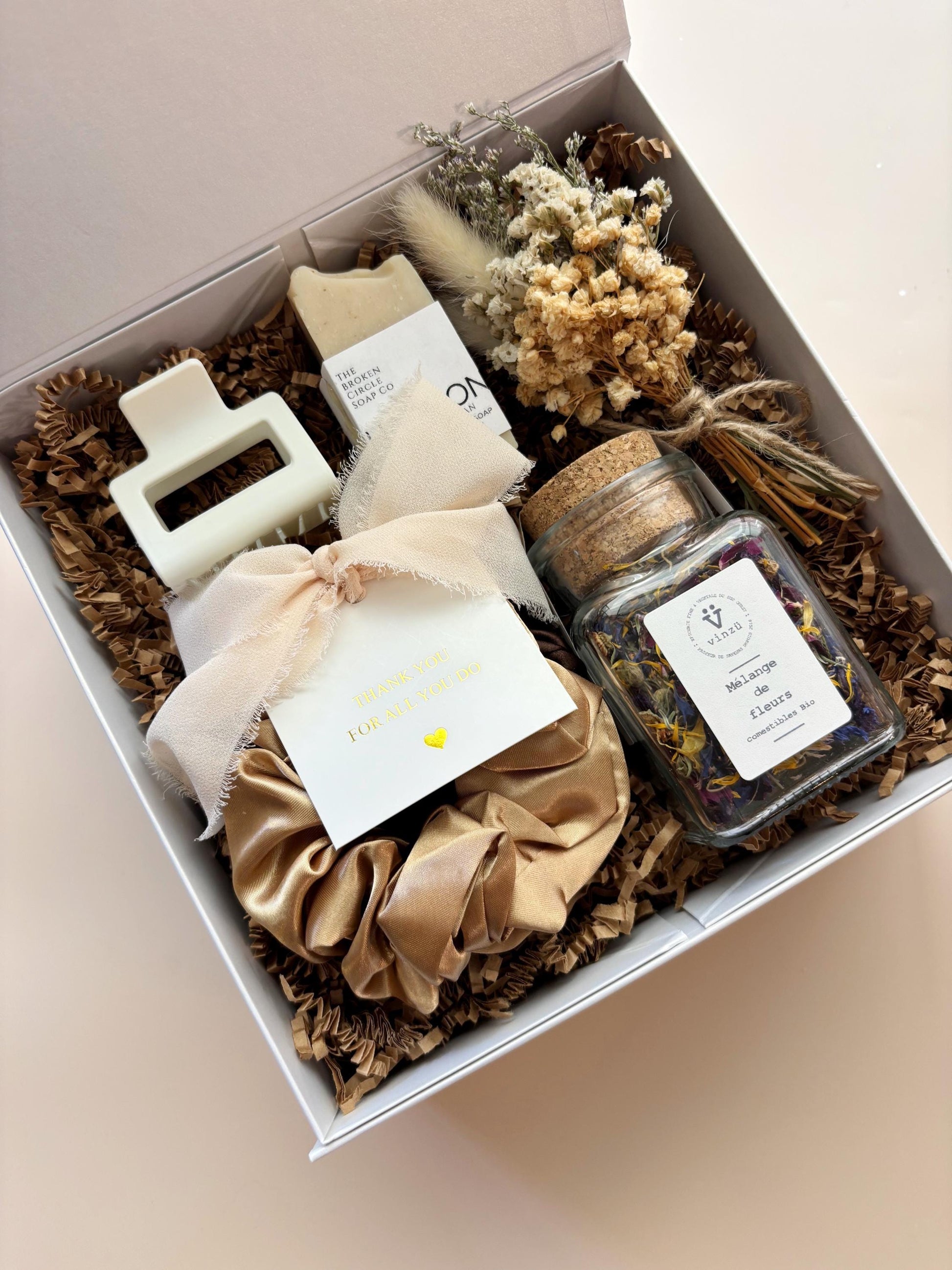 Hostess Gift Box for Women Thank You Present Housewarming Basket Birthday Holiday Party Favor Ready to Gift Appreciation Gift Idea for Her