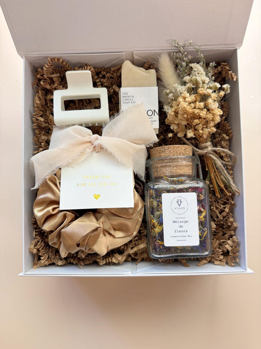 Hostess Gift Box for Women Thank You Present Housewarming Basket Birthday Holiday Party Favor Ready to Gift Appreciation Gift Idea for Her