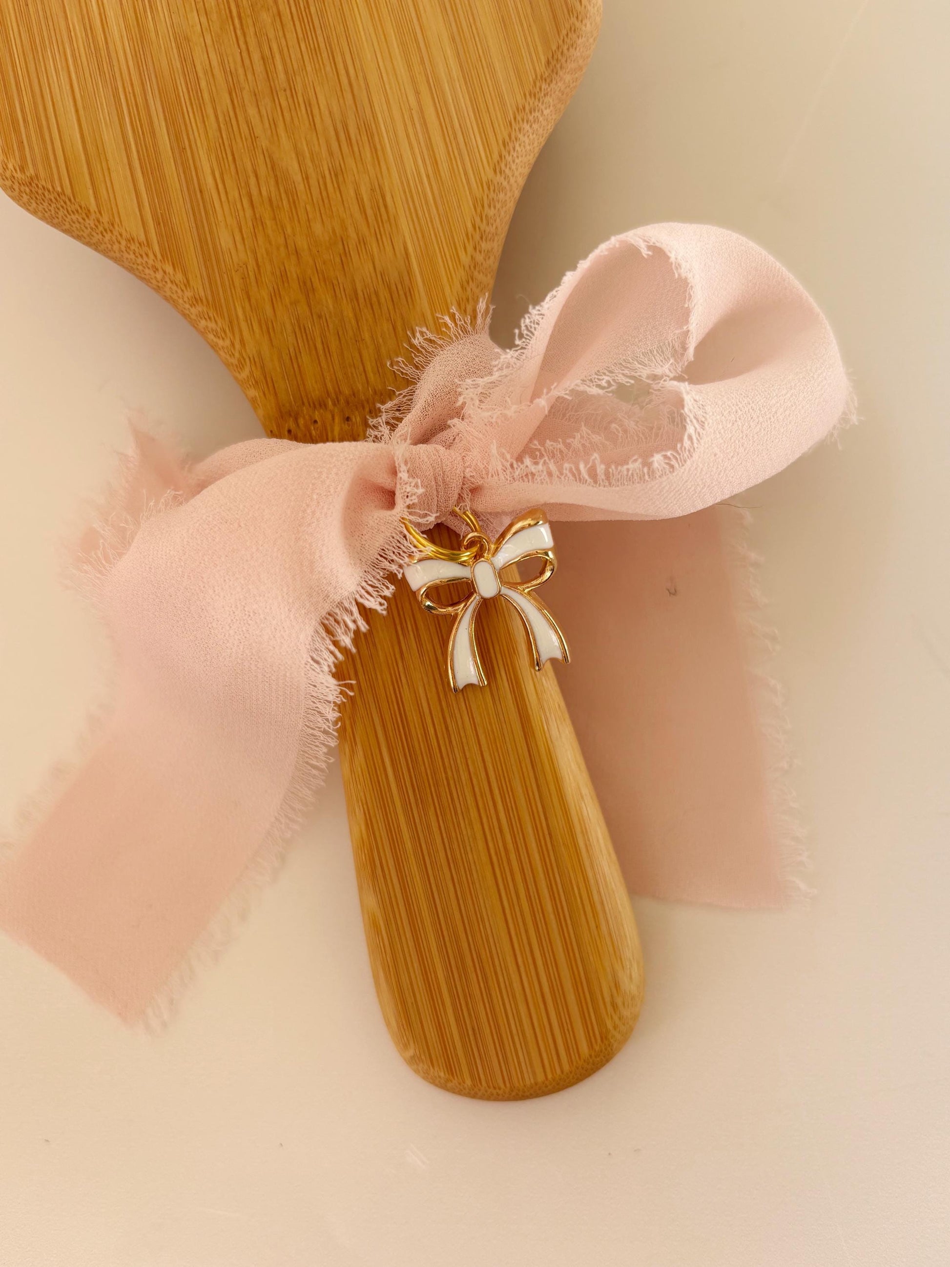 Personalized Wooden Name Paddle Hairbrush for Bridal Gift Custom Bow Vanity Brush Gift for Teen Daughter Birthday Gift for Sweet 16 Birthday