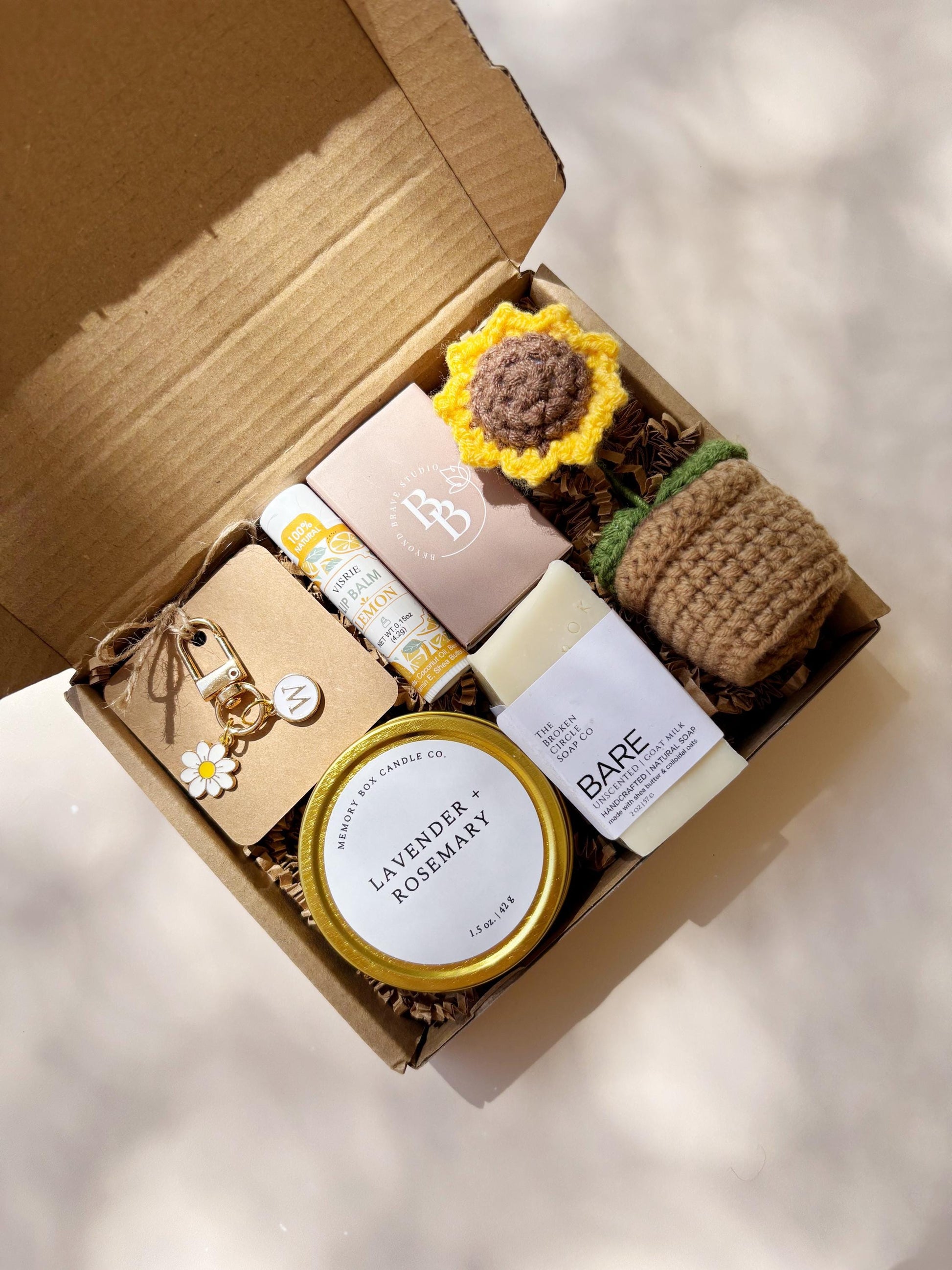 Sunshine Gift Box Cheer Up Care Package Hygge Comfort Cozy Surprise Happiness Mail Delivery Present Teacher Appreciation Set Encouragement