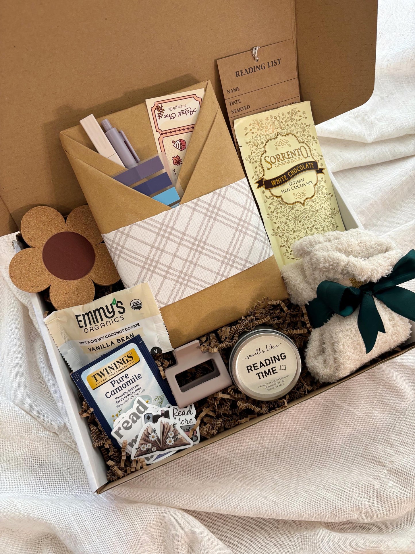 Halloween Fall Blind Date with a Book Gift Box Book Lover Accessories Surprise Book Club Box for Bookish Best Friend Birthday Cozy Read Box