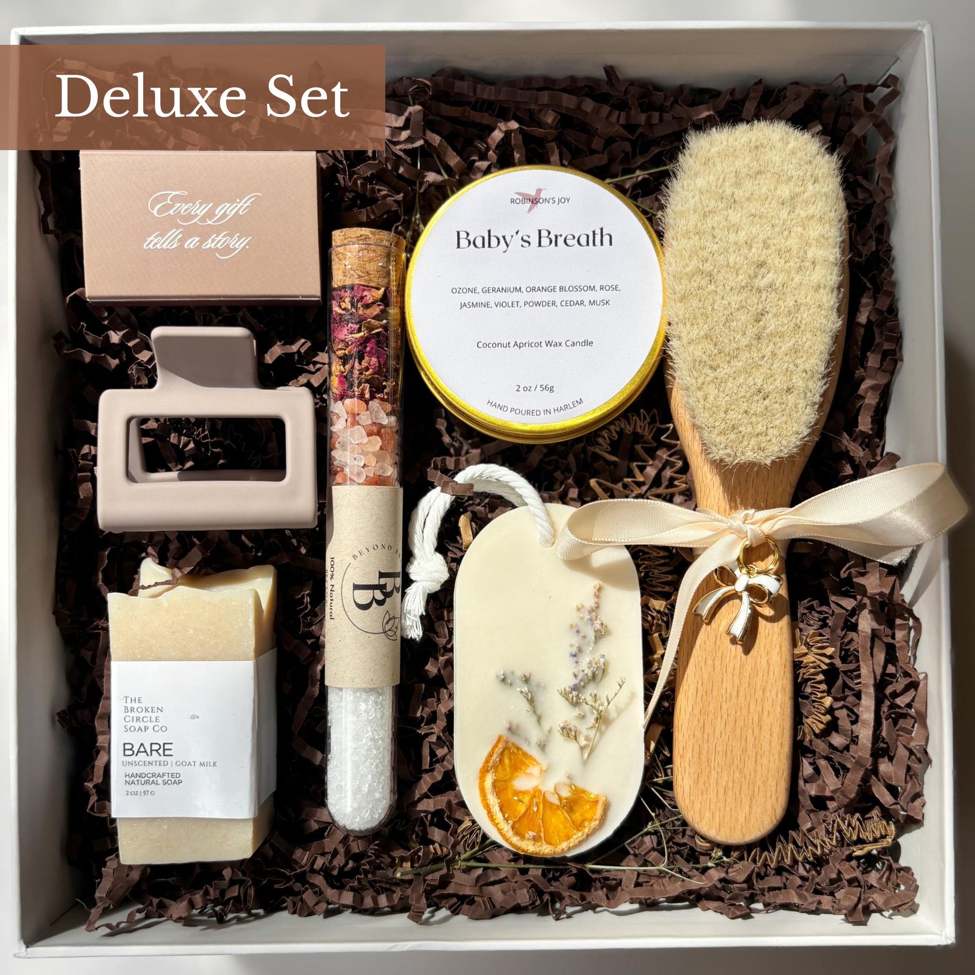 Cozy Fall Pampering Gift Set: Soy Candle & Self-Care Essentials