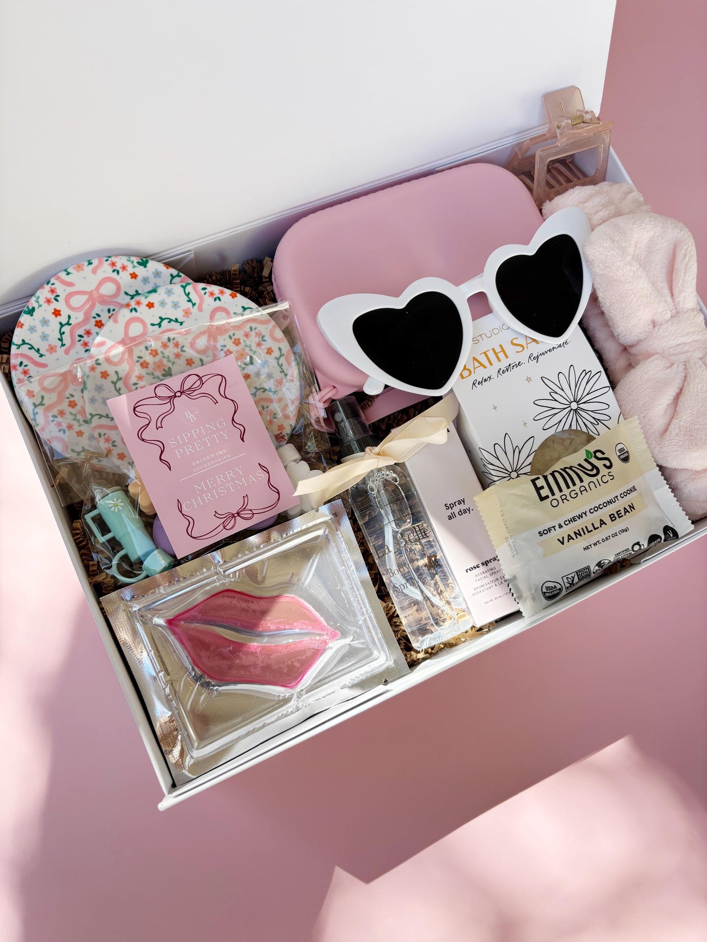 Personalized Preppy Spa Birthday Gift for Pre Teen Granddaughter Giftbox for Holiday College Care Package Present for Day of Christmas Gift