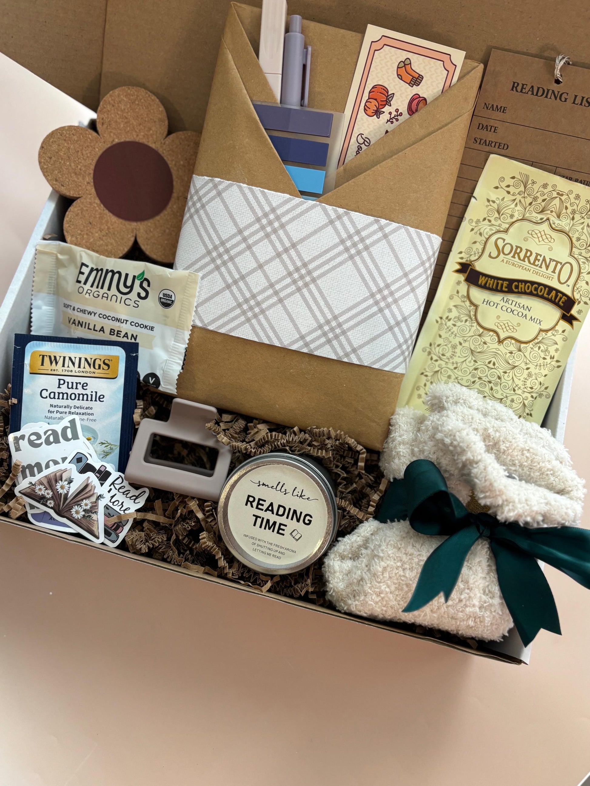 Halloween Fall Blind Date with a Book Gift Box Book Lover Accessories Surprise Book Club Box for Bookish Best Friend Birthday Cozy Read Box