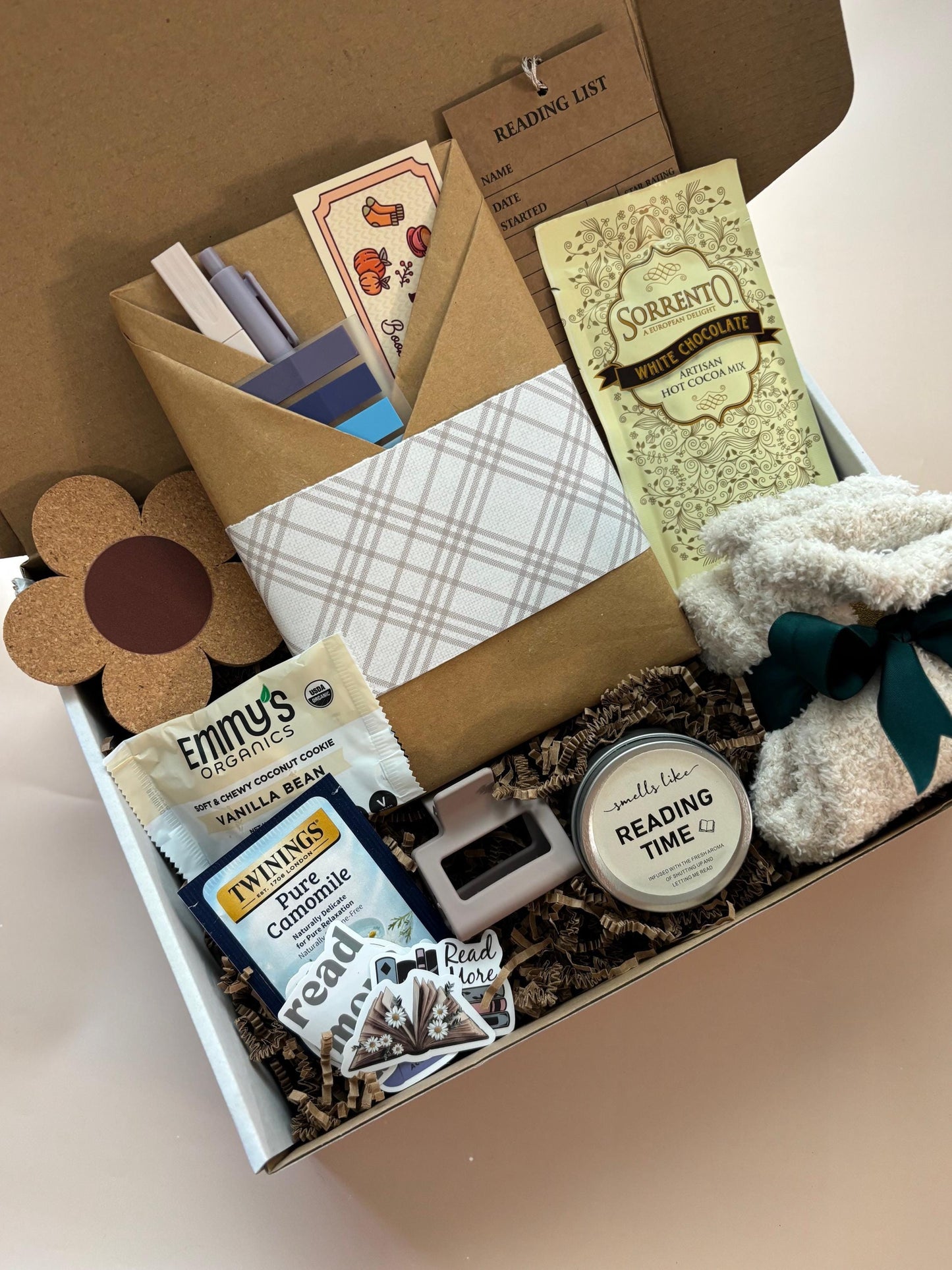 Halloween Fall Blind Date with a Book Gift Box Book Lover Accessories Surprise Book Club Box for Bookish Best Friend Birthday Cozy Read Box