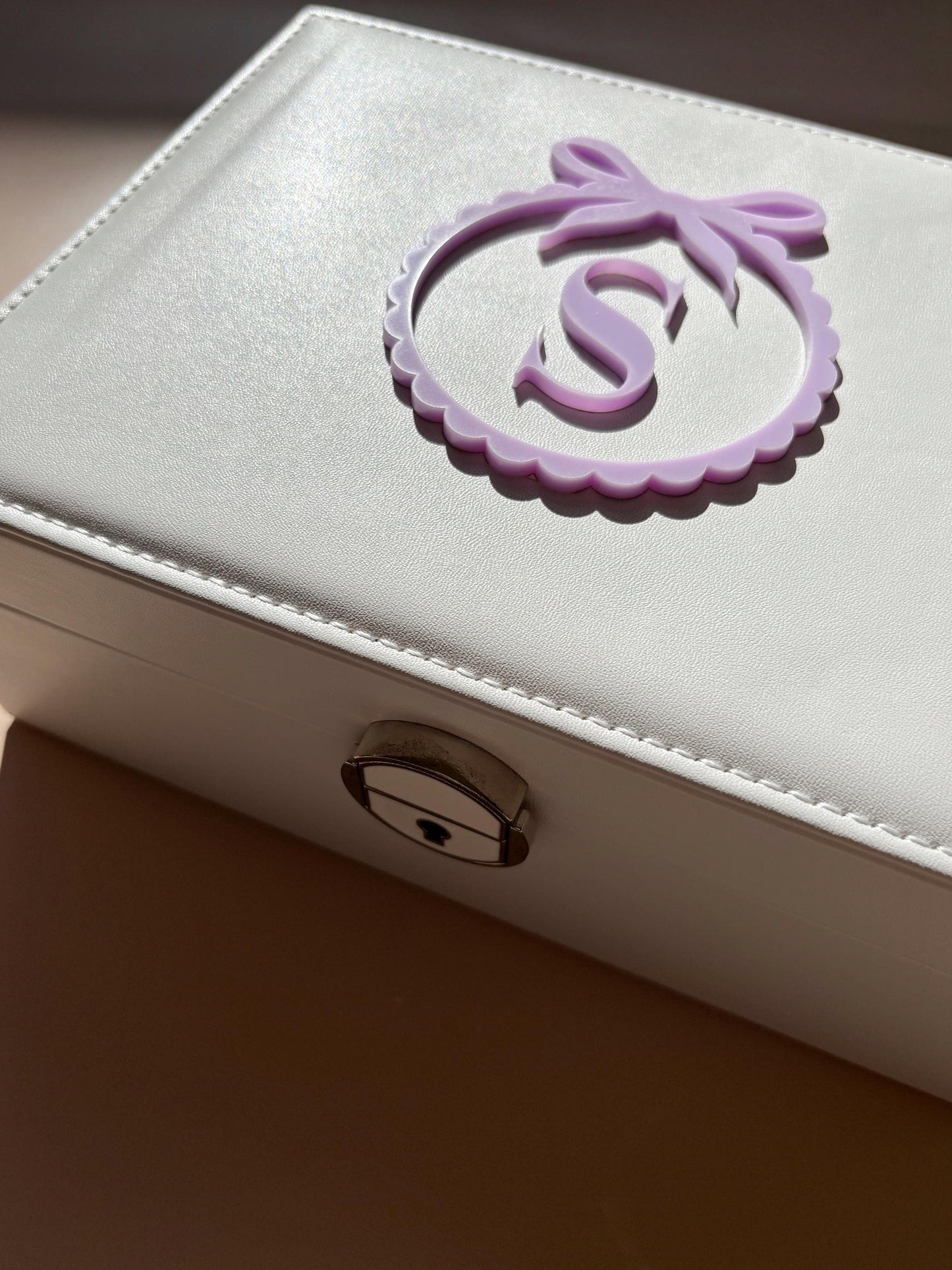 Personalized Jewelry Box Storage Organizer Keepsake Jewelry Giftbox for Women Jewelry Ring Holder Custom Earring Stud Organizer for Necklace