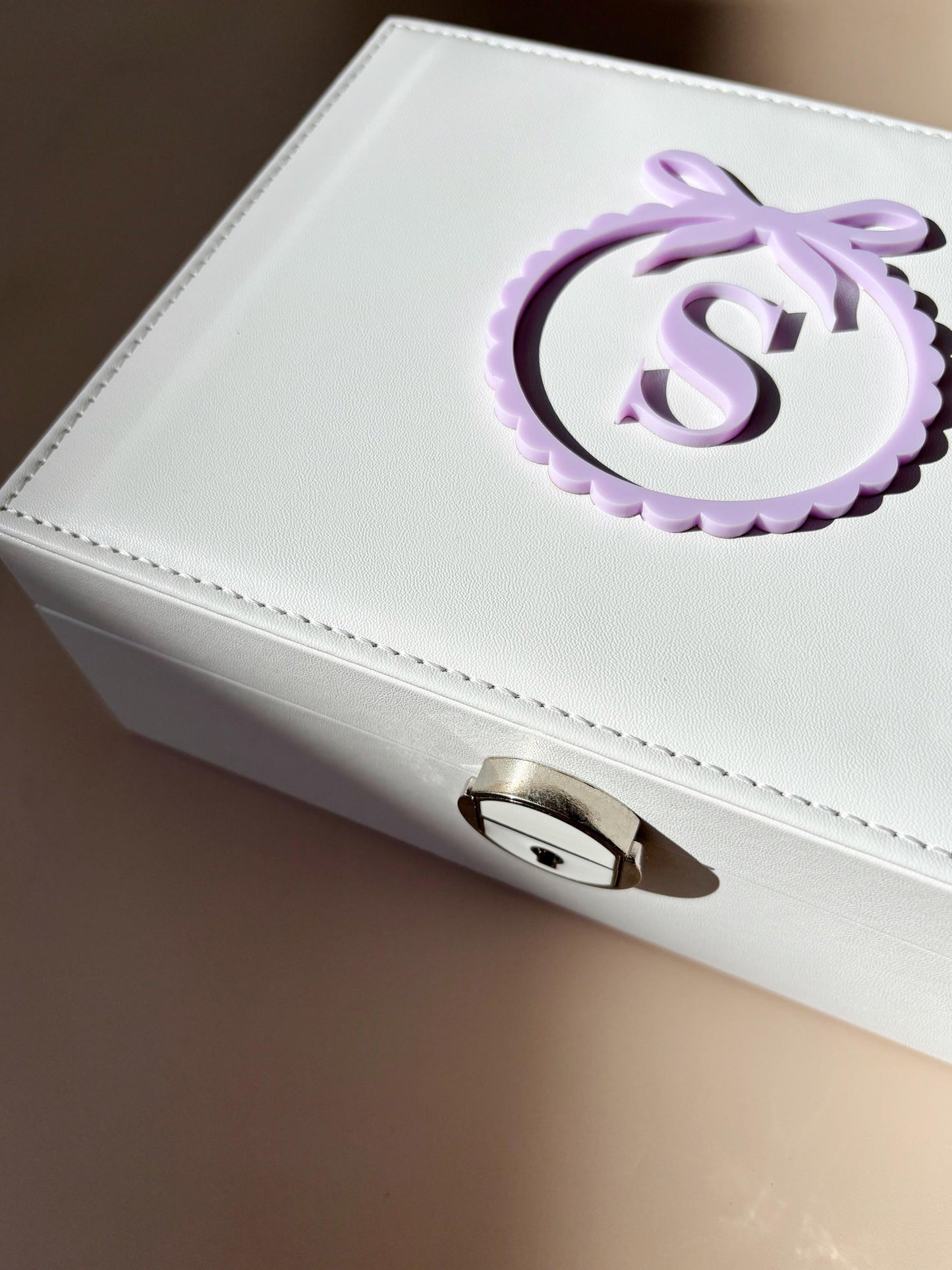 Personalized Jewelry Box Storage Organizer Keepsake Jewelry Giftbox for Women Jewelry Ring Necklace Holder Custom Earring Stud Organizer