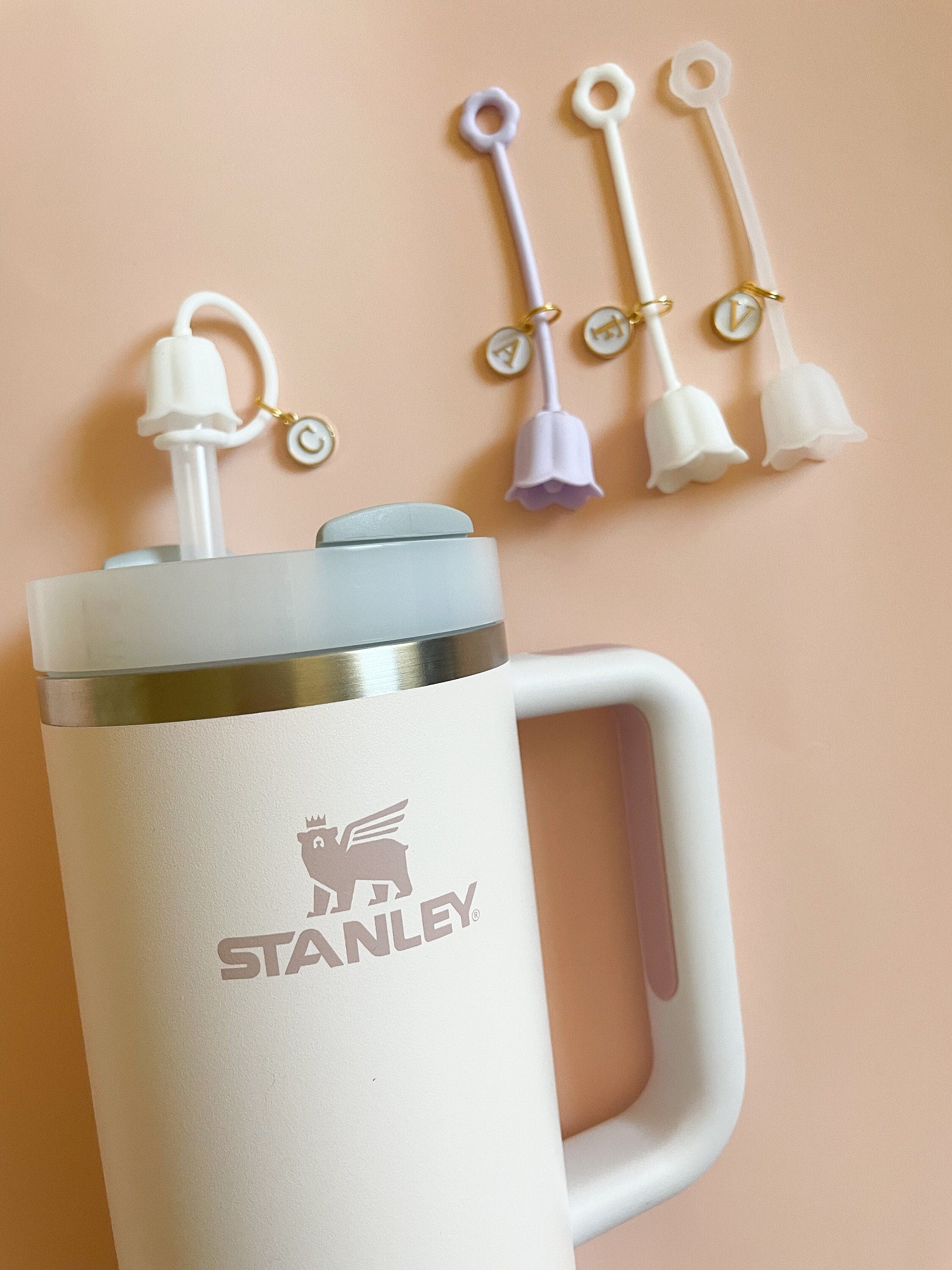 Stanley Straw Topper Monogram Cup Bling – Beyond Brave Studio